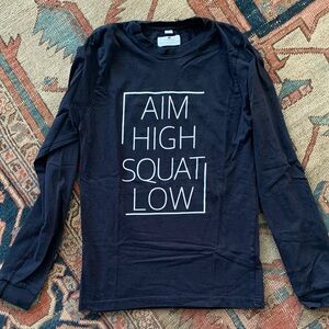 Organic Cotton Ethically Made Black Long Sleeve Tee